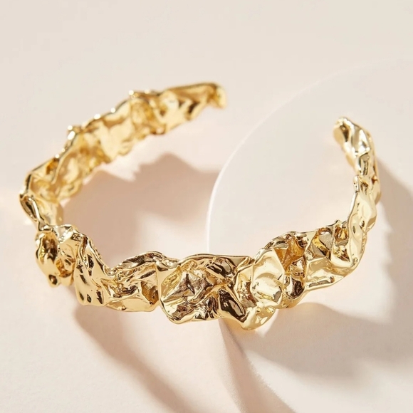 Amber Sceats Emery Bracelet adjustable 24 gold plated brass - Picture 1 of 5